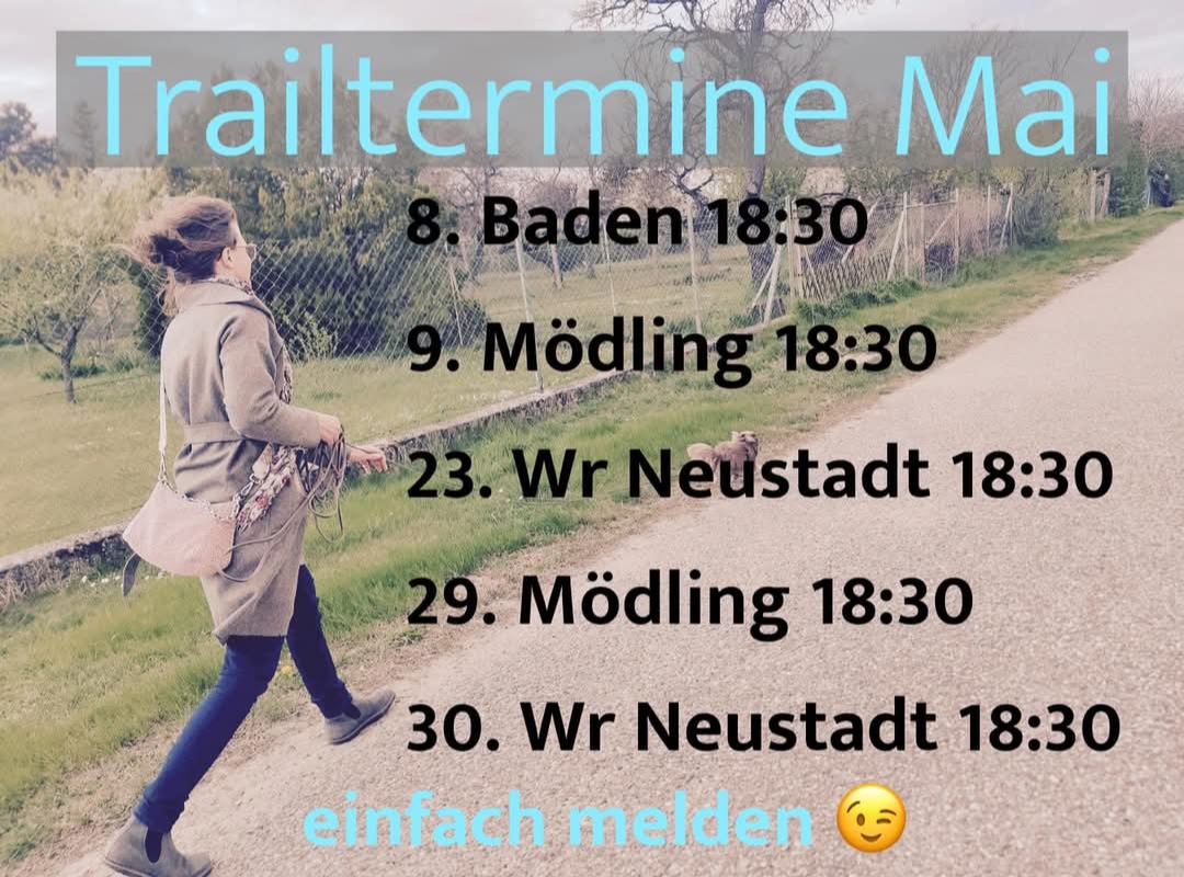 Trailtermine Mai

